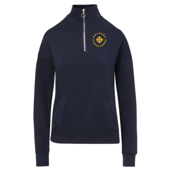 MV Sport - Women's Cloud Fleece Quarter-Zip Sweatshirt - Embroidered Logo Thumbnail