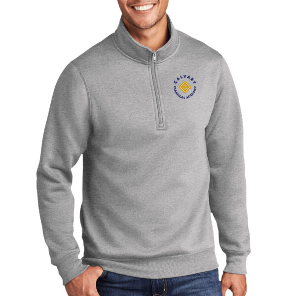 Port & Company ® Core Fleece 1/4-Zip Pullover Sweatshirt - Embroidered Logo Thumbnail