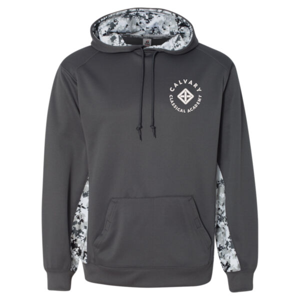 Badger - Digital Camo Colorblock Performance Fleece Hooded Sweatshirt - Embroidered Logo Thumbnail
