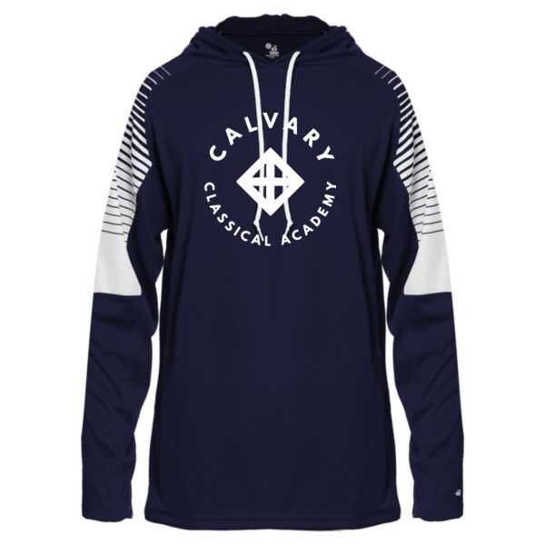 Badger - Lineup Hooded Long Sleeve T-Shirt - Printed Logo Thumbnail