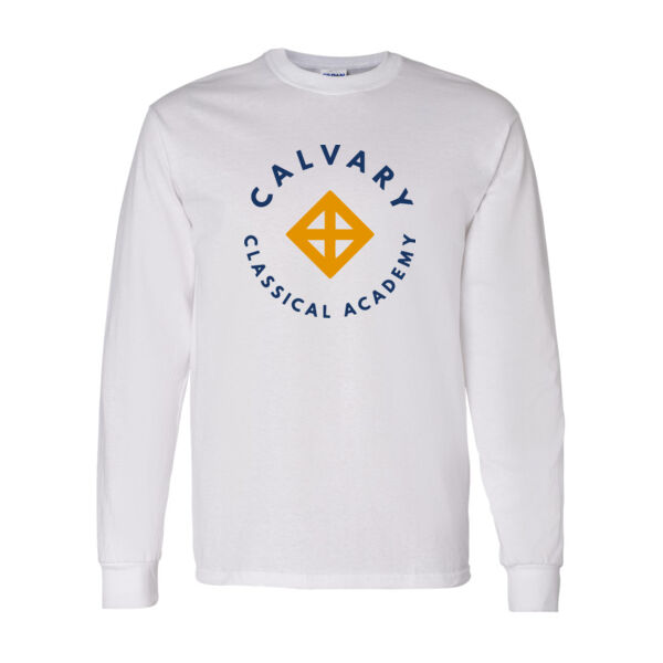 Gildan - Heavy Cotton™ Long Sleeve T-Shirt - Printed Logo Thumbnail