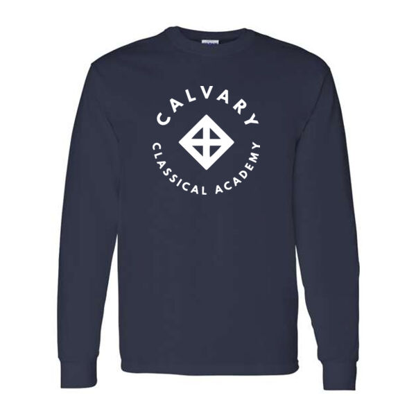 Gildan - Heavy Cotton™ Long Sleeve T-Shirt - Printed Logo Thumbnail