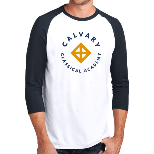 District ® Perfect Tri ® 3/4-Sleeve Raglan - Printed Logo Thumbnail