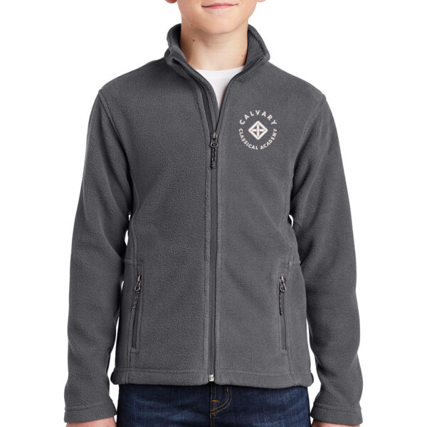 Port Authority® Youth Value Fleece Jacket - Embroidered Logo Thumbnail