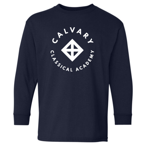 Gildan - Heavy Cotton™ Youth Long Sleeve T-Shirt - Printed Logo Thumbnail