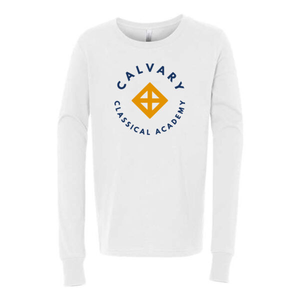 BELLA + CANVAS - Youth Jersey Long Sleeve Tee - Printed Logo Thumbnail
