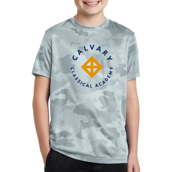 Sport-Tek® Youth CamoHex Tee - Printed Logo Thumbnail