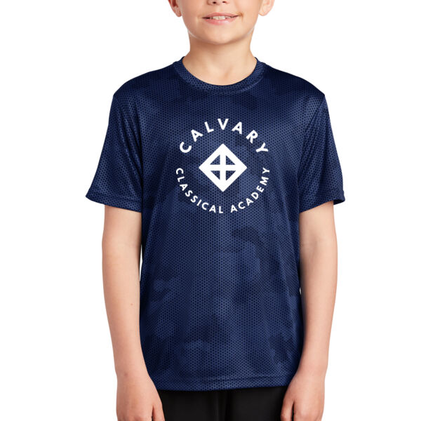 Sport-Tek® Youth CamoHex Tee - Printed Logo Thumbnail