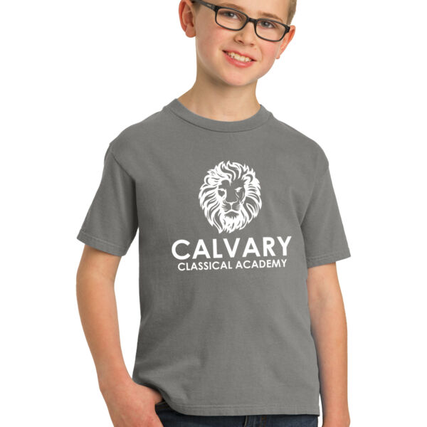 Port & Company® Youth Beach Wash® Garment-Dye Tee - Printed Logo Thumbnail